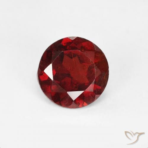 0.64ct Naturel Rouge moyen Grenat pyrope, Tour, VS-SI