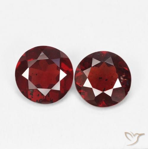 1.32ctw Naturel Rouge Sangria Grenat pyrope, Tour, VS-SI