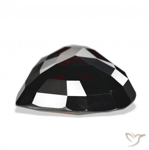 Grenat pyrope Rouge noirâtre naturelle Cœur, 37.20 ct, IF
