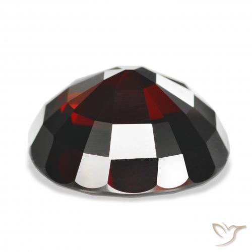 Grenat pyrope Rouge noirâtre naturelle ovale, 21.03 ct, IF