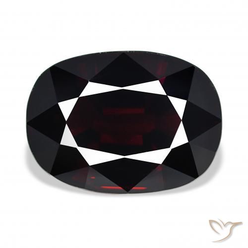 16.73ct Naturel Rouge noirâtre Grenat pyrope, Coussin, IF