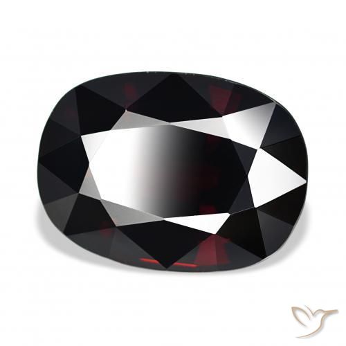 Grenat pyrope Rouge noirâtre naturelle Coussin, 16.73 ct, IF