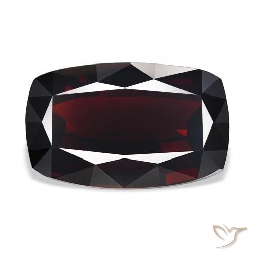 18.58ct Rouge noirâtre Grenat pyrope, Coussin, VVS