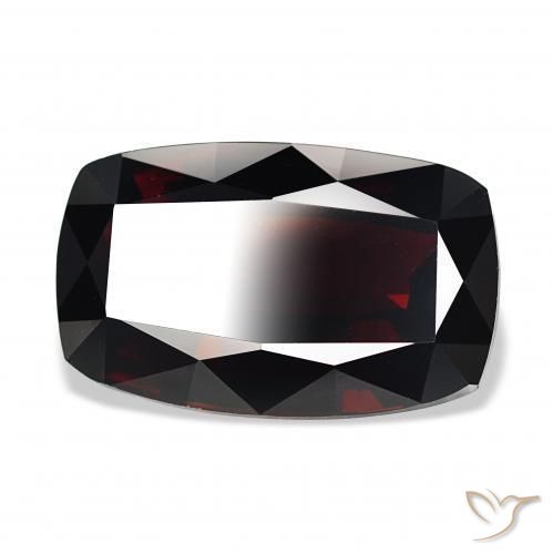 Grenat pyrope Rouge noirâtre naturelle Coussin, 18.58 ct, VVS
