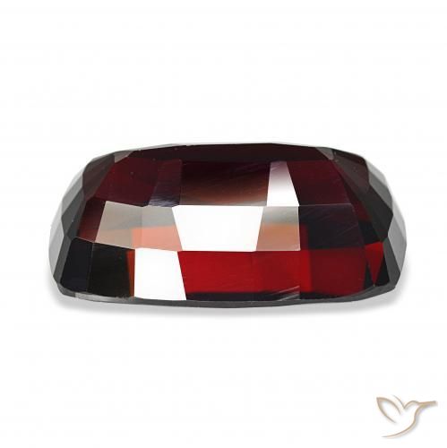 Grenat pyrope Rouge noirâtre naturelle Coussin, 18.58 ct, VVS