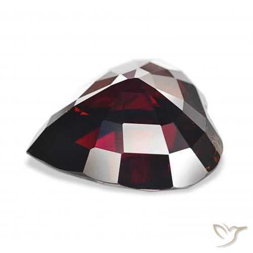 Grenat pyrope Rouge foncé naturelle Cœur, 16.80 ct, VS