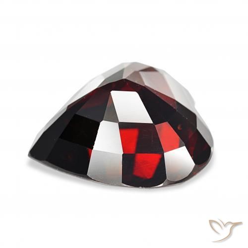 Grenat pyrope Rouge foncé naturelle Cœur, 15.79 ct, VS