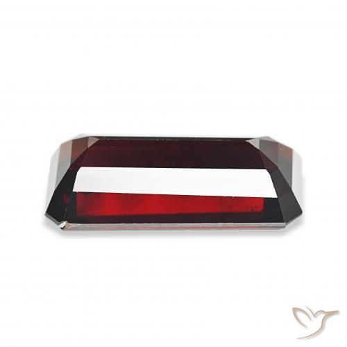 Grenat pyrope Rouge foncé naturelle Octogone / coupe Émeraude, 10.49 ct, VS
