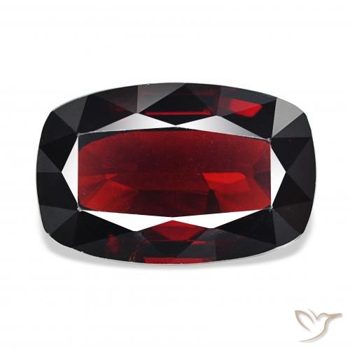 17.02ct Naturel Rouge foncé Grenat pyrope, Coussin, VS