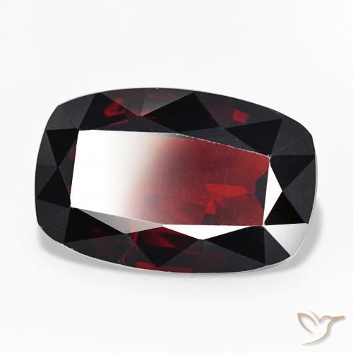 Grenat pyrope Rouge foncé naturelle Coussin, 17.02 ct, VS