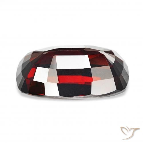 Grenat pyrope Rouge foncé naturelle Coussin, 17.02 ct, VS