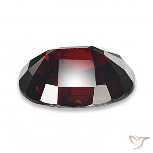 Grenat pyrope Rouge noirâtre naturelle ovale, 12.59 ct, SI-I1