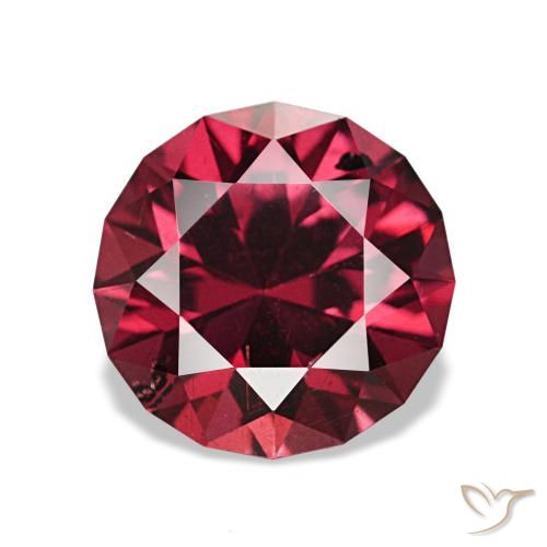 Grenat pyrope rouge de 2,00 ct, rond, VS