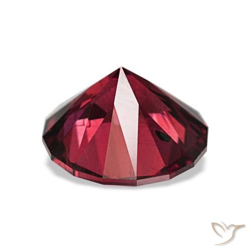 Grenat pyrope rouge naturelle coupe roude, 2,00 ct, VS