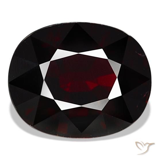 Grenat pyrope rouge de 18,41 ct, coussin, VS
