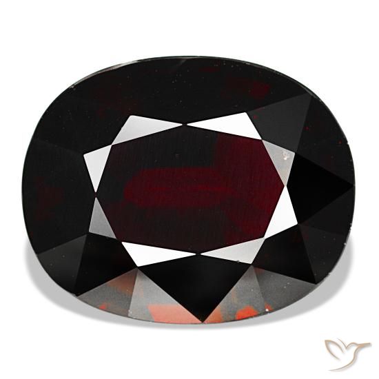 Grenat pyrope rouge naturelle coupe coussin, 14,91 ct, VS