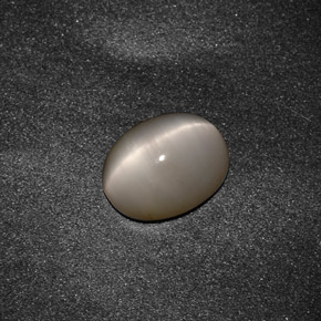 Quartz Œil de Chat Fumée naturelle Coupe ovale, 2.59 ct, Opaque