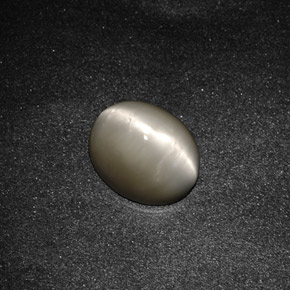 Quartz Œil de Chat Fumée naturelle Coupe ovale, 3.14 ct, Opaque