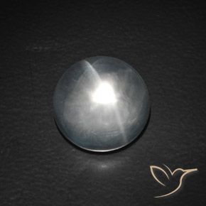 9.88ct Naturel Blanc clair Oeil de Chat Quartz, Tour, Transparent
