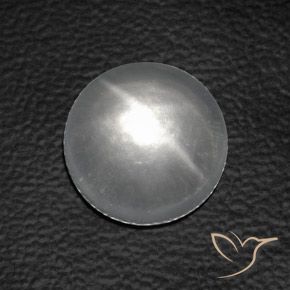 Quartz Œil de Chat Blanc naturelle Tour, 7.30 ct, Transparent