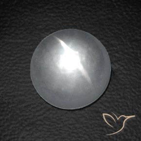 8.80ct Naturel Blanc Oeil de Chat Quartz, Tour, Transparent