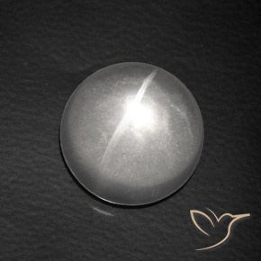 Quartz Œil de Chat Blanc naturelle Tour, 8.13 ct, Transparent