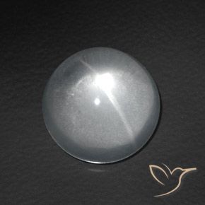 8.30ct Naturel Blanc clair Quartz Œil de Chat, Tour, Transparent