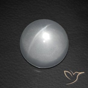 Quartz Œil de Chat Blanc naturelle Tour, 8.40 ct, Transparent