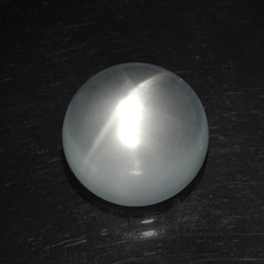 Quartz Œil de Chat Blanc naturelle Tour, 8.59 ct, Transparent