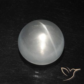 Quartz Œil de Chat Blanc naturelle Tour, 8.93 ct, Transparent