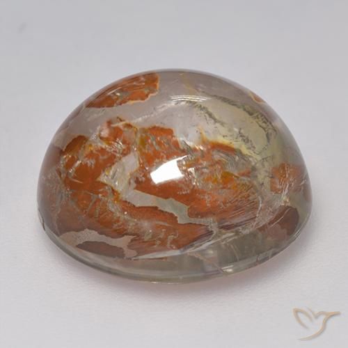 Quartz avec marcassite Multicolore naturelle Tour, 20.59 ct, Transparent