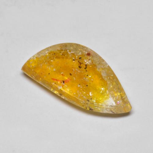 Quartz avec marcassite multicolore naturelle forme fantaisie, 4,65 ct, translucide