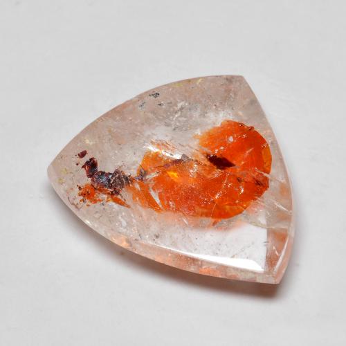 Quartz avec marcassite multicolore naturelle forme fantaisie, 13,35 ct, transparent
