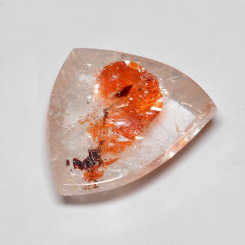 Quartz avec marcassite multicolore naturelle forme fantaisie, 13,35 ct, transparent