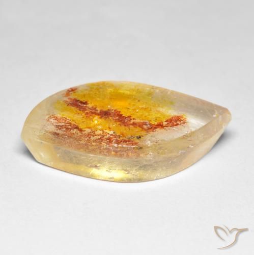 Quartz avec marcassite Multicolore naturelle Fantaisie, 14.09 ct, Transparent