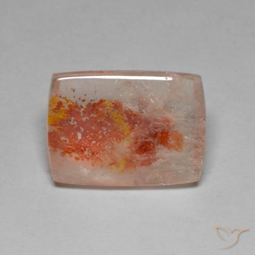 9.82ct Naturel Multicolore Quartz avec marcassite, Baquette, Transparent