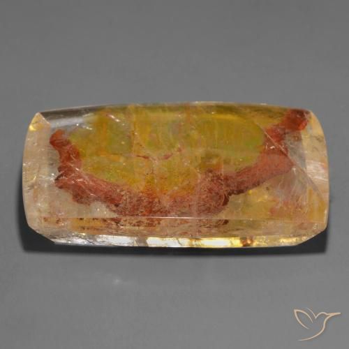 Quartz avec marcassite Multicolore naturelle Baquette, 162.38 ct, Transparent