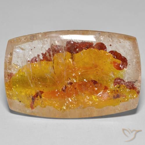 63.38ct Naturel Multicolore Quartz avec marcassite, Coussin, Transparent
