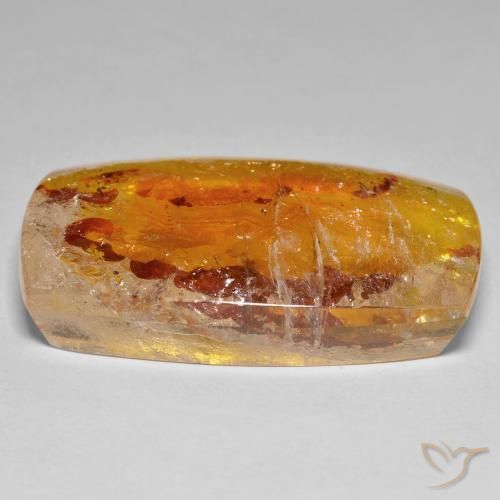 Quartz avec marcassite Multicolore naturelle Coussin, 63.38 ct, Transparent