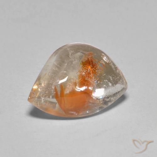 Quartz avec marcassite Multicolore naturelle Fantaisie, 4.61 ct, Transparent