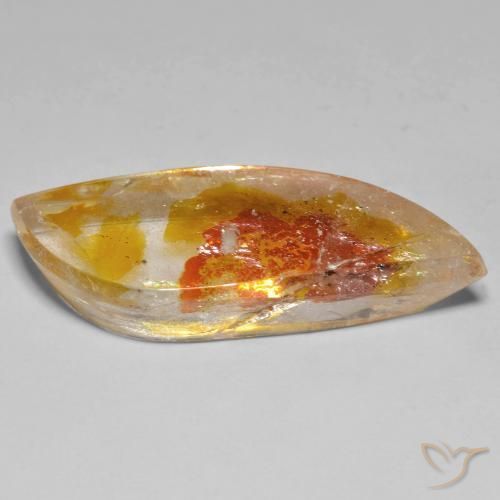 Quartz avec marcassite Multicolore naturelle Fantaisie, 33.53 ct, Transparent