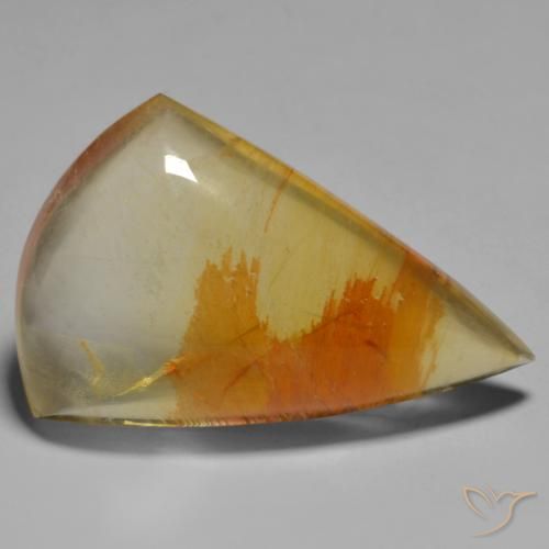 44.10ct Naturel Multicolore Quartz avec marcassite, Fantaisie, Transparent