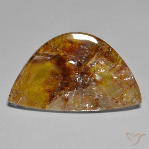 30.25ct Naturel Multicolore Quartz avec marcassite, Fantaisie, Transparent