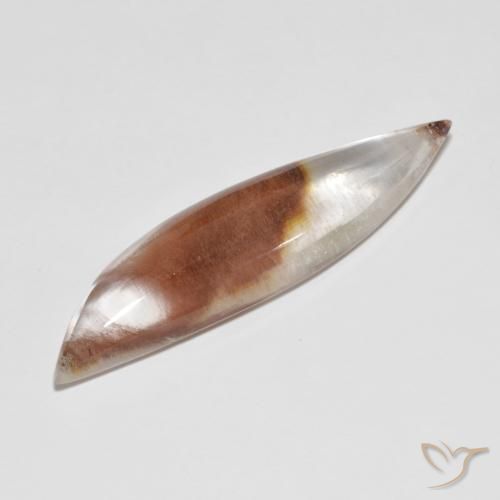 Quartz avec marcassite Multicolore naturelle Fantaisie, 25.42 ct, Translucide