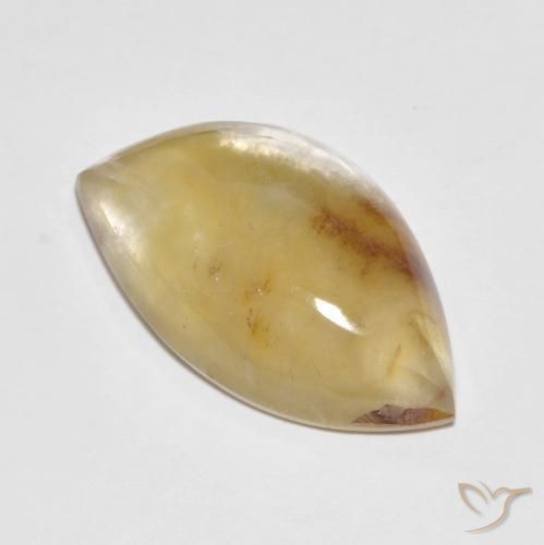 Quartz avec marcassite Multicolore naturelle Fantaisie, 15.66 ct, Translucide