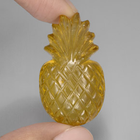 Quartz jaune naturelle transparent, 66,64 ct, transparent / translucide
