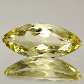 Quartz Citron naturelle Marquise, 3.00 ct, VS
