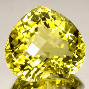 Quartz jaune naturelle forme de coeur, 77,27 ct, IF