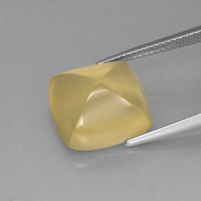 Quartz jaune naturelle transparent, 8,40 ct, transparent / translucide