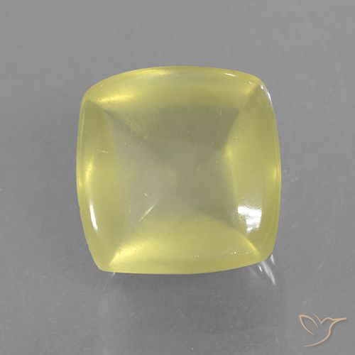 8.86ct Naturel Jaune clair Quartz, Coussin, Translucide
